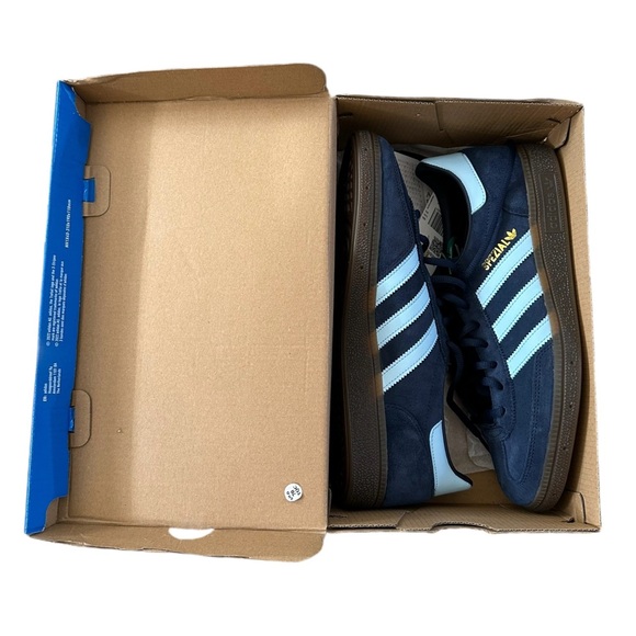 Adidas Handball Spezial Suede Leather Navy Blue Gum 10 11.5 NWT NEW BOX - Picture 6 of 16